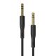 Кабель AUX Borofone BL1 Jack 3.5 до Jack 3.5 1м чорний