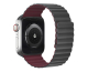 Ремінець силіконовий Hoco iWatch WA07 magnetic 38/40/41mm grey red wine Ремінець силіконовий Hoco iWatch WA07 magnetic 38/40/41mm grey red wine