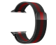 Металевий ремінець Hoco iWatch WA03 milanese steel 38, 40, 41mm black and red