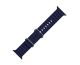 Силиконовый ремешок морской двойной пряжки для iWatch Hoco WA12 38/ 40/ 41mm синий