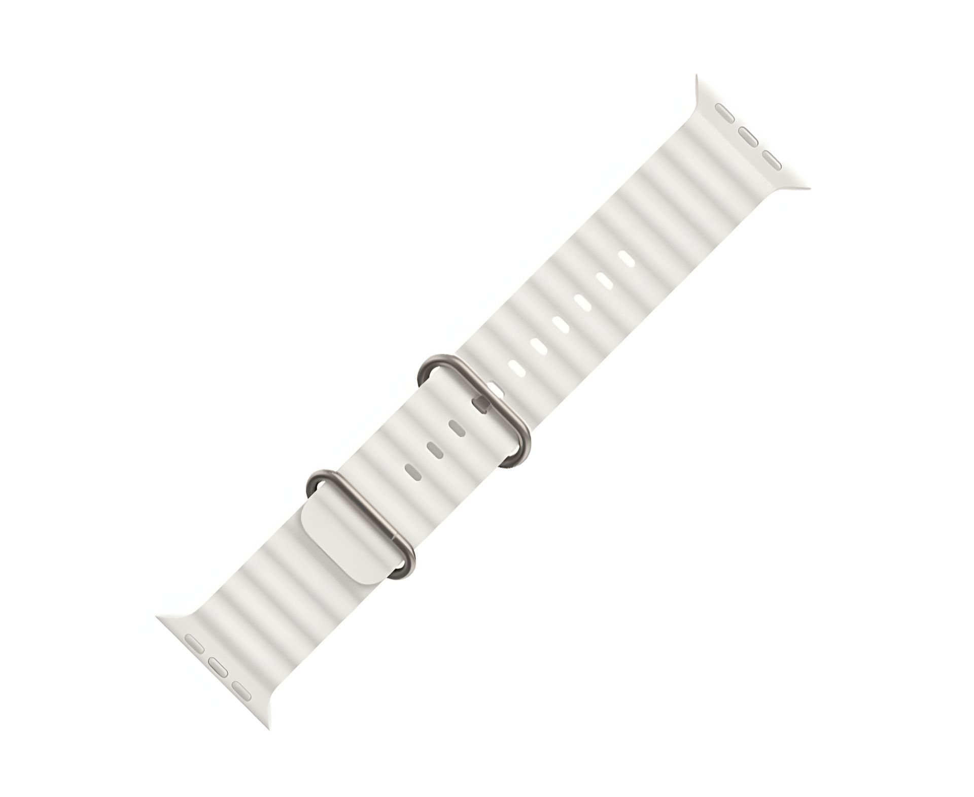 Hoco силиконовый ремешок для iWatch WA12 marine double buckle белый 38/40/41mm Hoco силиконовый ремешок для iWatch WA12 marine double buckle белый 38/40/41mm