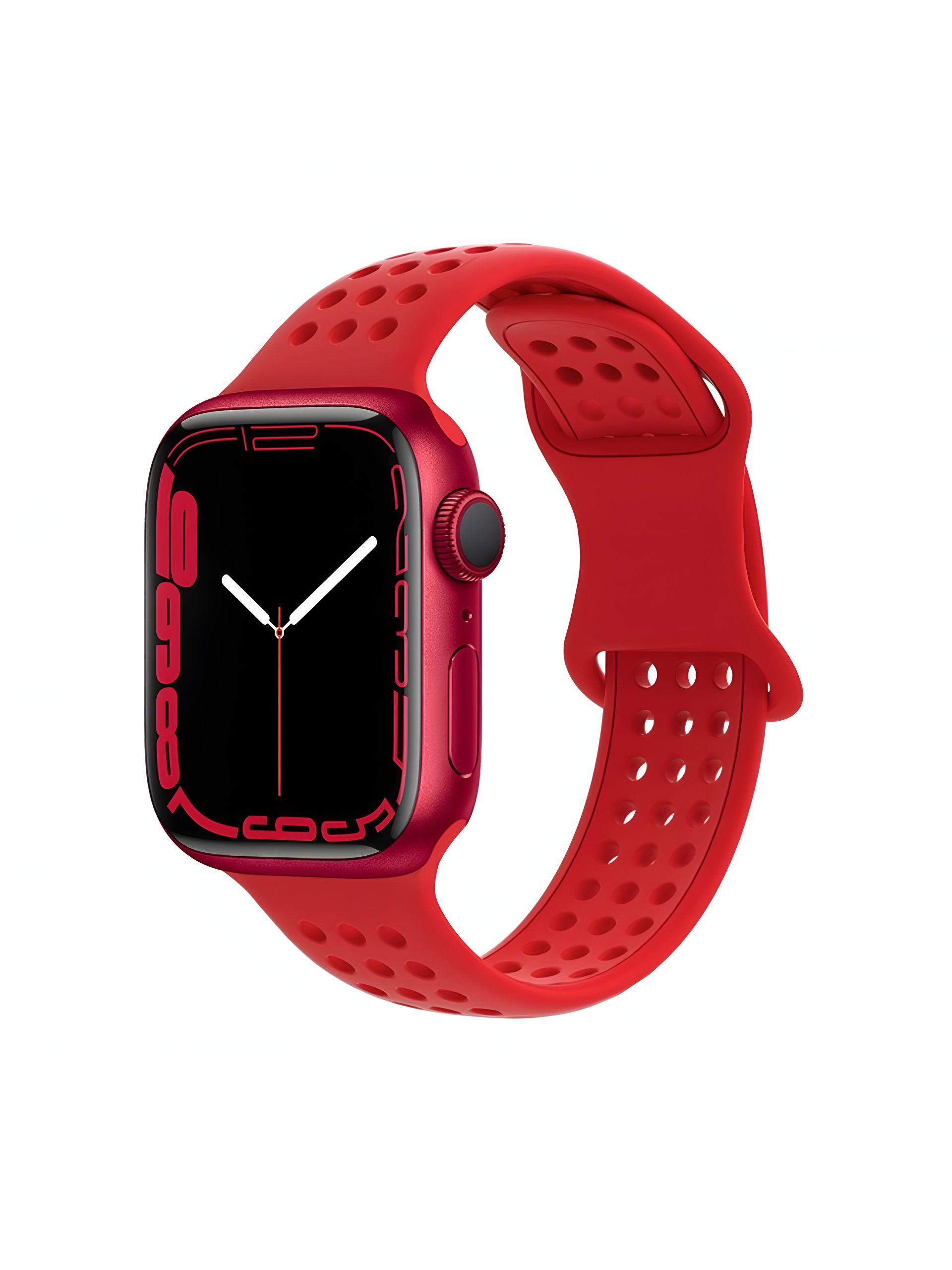 Силиконовый ремешок Hoco iWatch WA08 Honeycomb 38/40/41mm (красный) Силиконовый ремешок Hoco iWatch WA08 Honeycomb 38/40/41mm (красный)