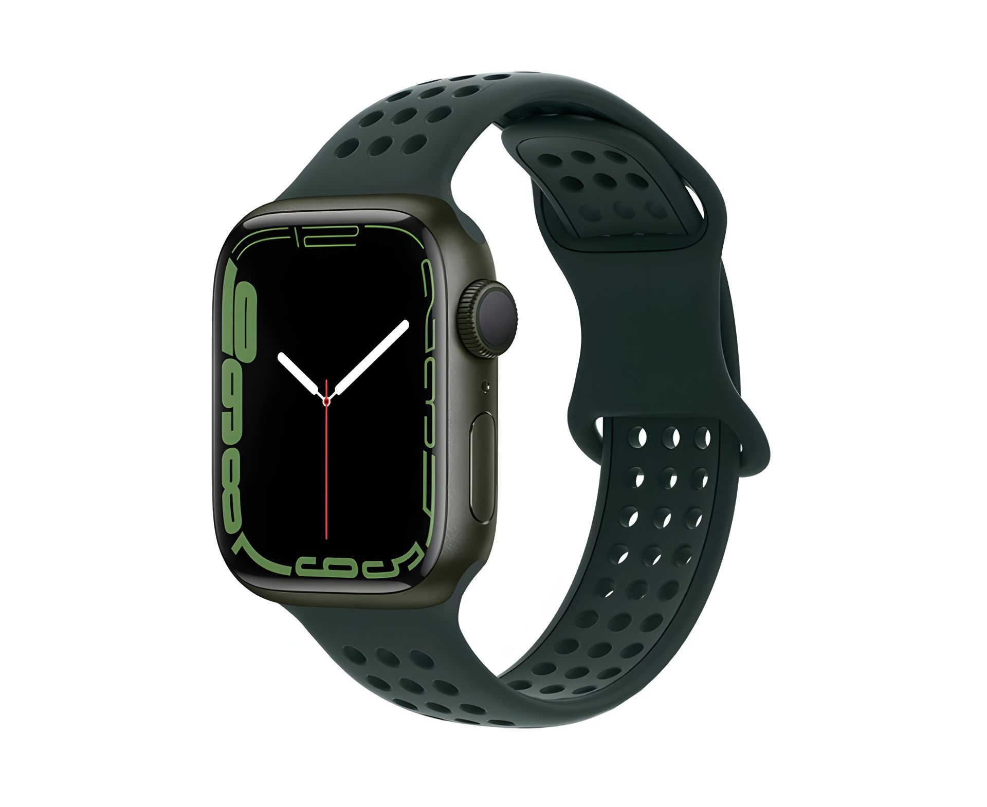 Силіконовий ремінець Hoco iWatch WA08 honeycomb olive green 38, 40, 41mm Силіконовий ремінець Hoco iWatch WA08 honeycomb olive green 38, 40, 41mm