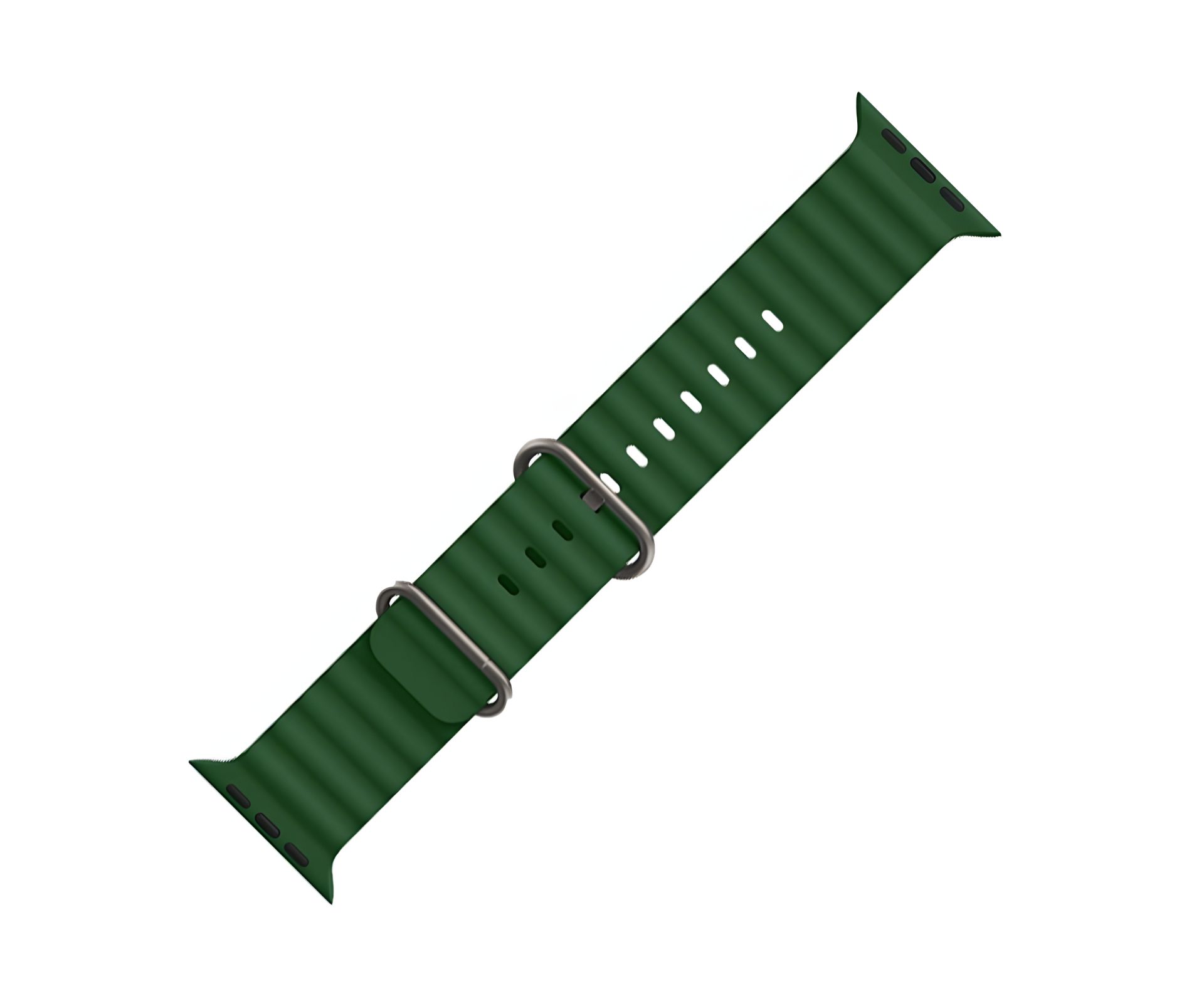 Силиконовый ремешок Hoco морской двойной пряжкой WA12 38/ 40/ 41mm альфафа Силиконовый ремешок Hoco морской двойной пряжкой WA12 38/ 40/ 41mm альфафа