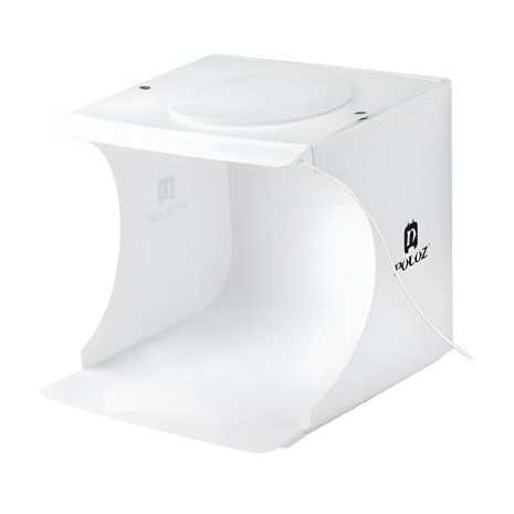 LED Лайткуб (фотобокс) Puluz PU5021 (24 х 23 х 22 см) білий
