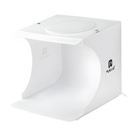 Фотобокс (лайткуб) Puluz PU5023 LED (24 х 23 х 22 см) білий