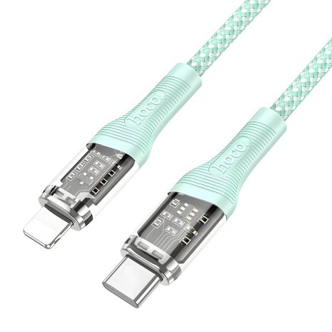 Hoco U111 Type-C до Lightning PD кабель 1.2m зелений