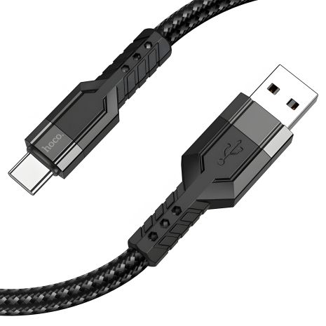 Кабель Hoco U110 USB to Type-C черный 1.2m Кабель Hoco U110 USB to Type-C черный 1.2m