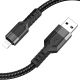 Кабель Hoco U110 USB to Lightning 1.2m чорний Кабель Hoco U110 USB to Lightning 1.2m чорний