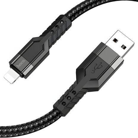 Hoco U110 USB до Lightning кабель 1.2m чорний