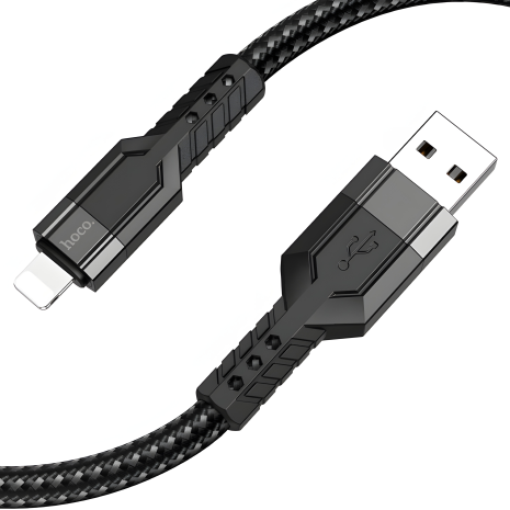 Hoco U110 USB до Lightning кабель 1.2m чорний