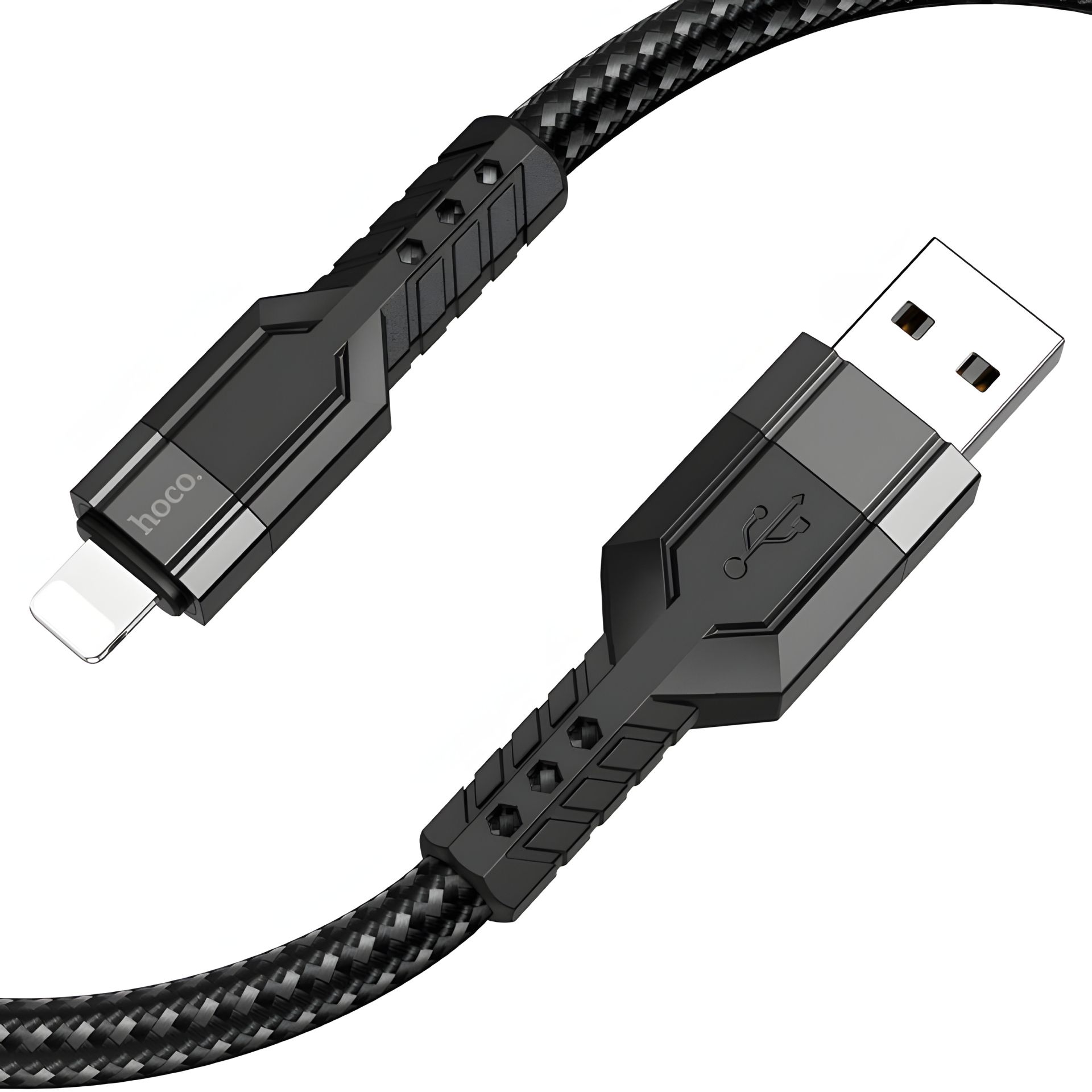 Кабель Hoco U110 USB to Lightning 1.2m чорний Кабель Hoco U110 USB to Lightning 1.2m чорний