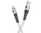 Кабель Hoco U105 Type-C to USB 1.2m сріблястий