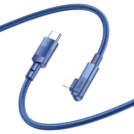 Кабель Hoco U108 PD Type-C to Lightning 2m синій
