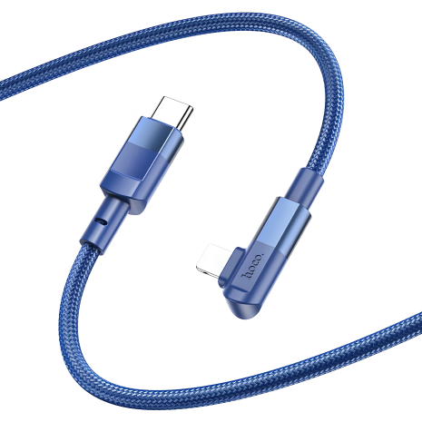 Кабель Hoco U108 PD Type-C to Lightning 2m синій