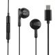 Навушники дротові Hoco M93, Type-C, 1.2m, Чорний