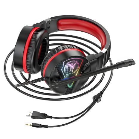Красные Игровые Наушники Hoco W104 Drift