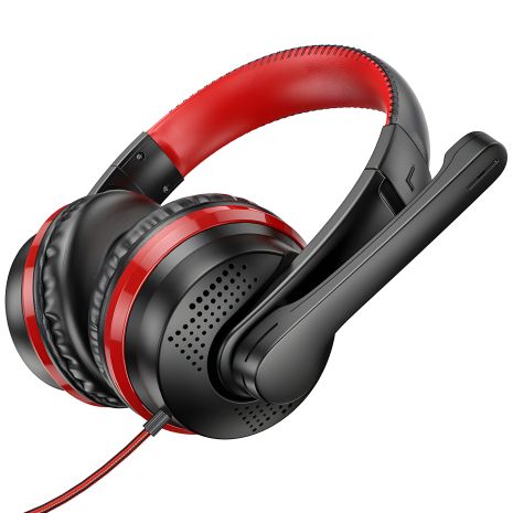 Hoco W103 Magic игровые наушники красные