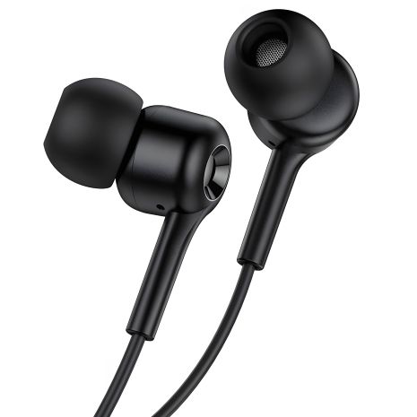 Чорні Бездротові Hoco M82 La Musique Навушники, 3.5mm, 1.2m