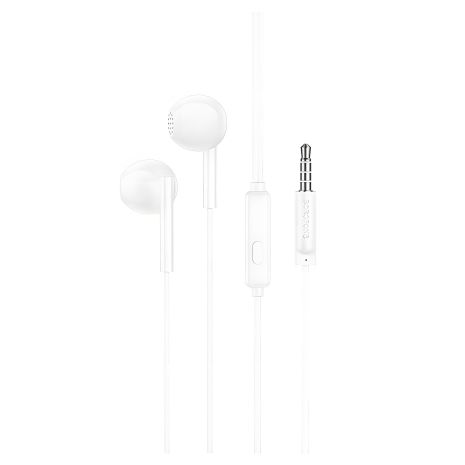 Белые наушники Borofone BM76