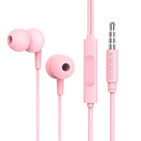 Розовые Наушники Borofone BM49