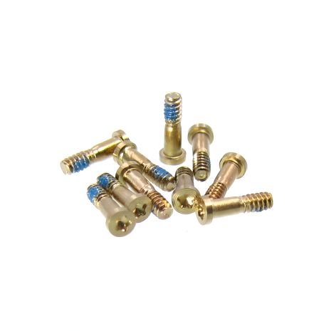 Золотаві гвинти для Apple iPhone 5/5s/SE (10 шт, зовнішні нижні)