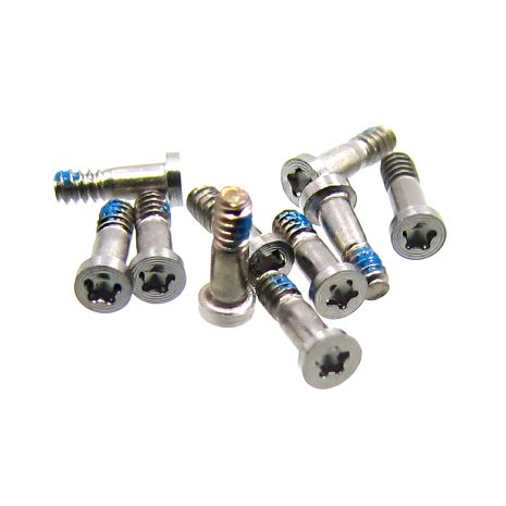 Нижние внешние серебристые винты для Apple iPhone 7/7 Plus (10 шт)