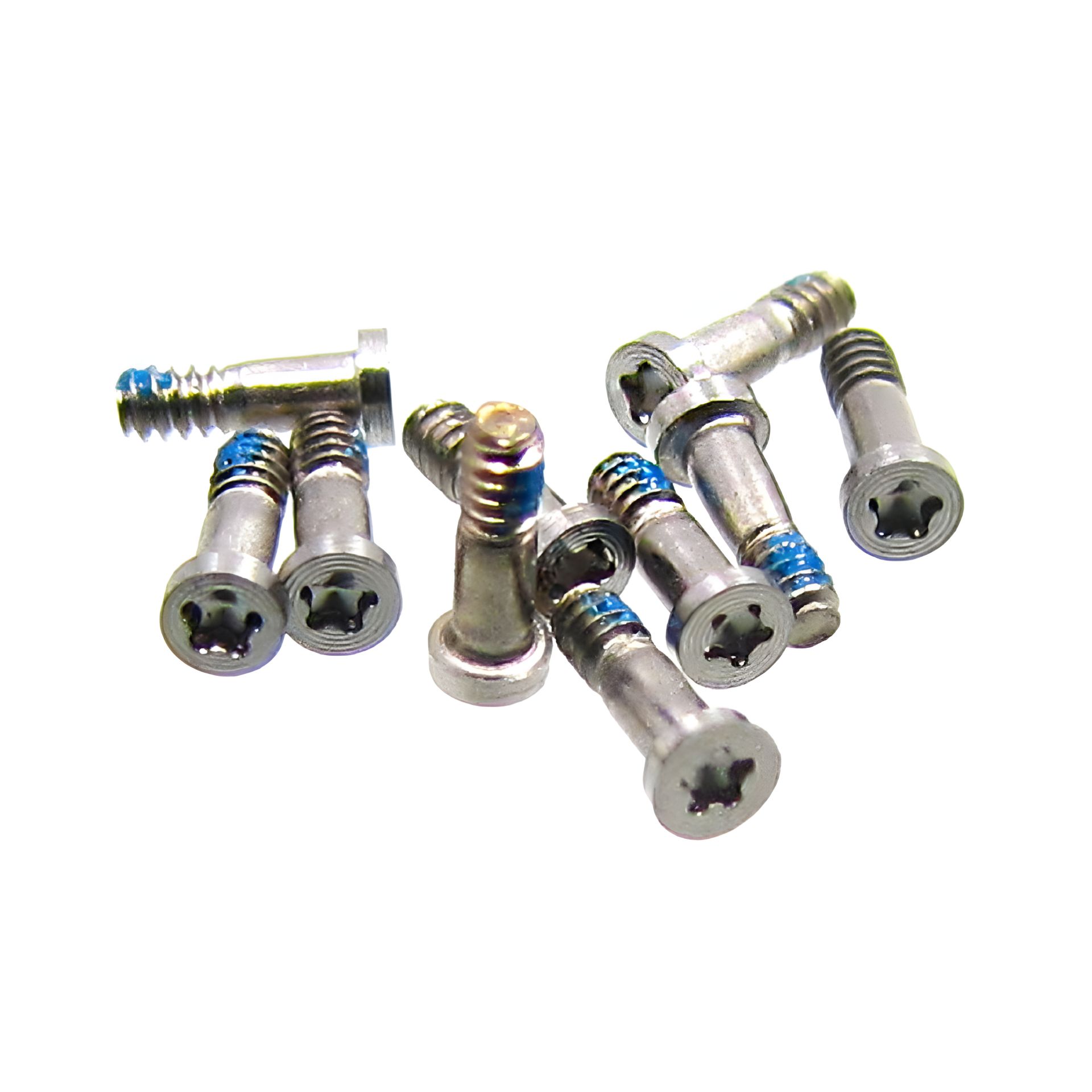 Нижние внешние серебристые винты для Apple iPhone 7/7 Plus (10 шт) Нижние внешние серебристые винты для Apple iPhone 7/7 Plus (10 шт)