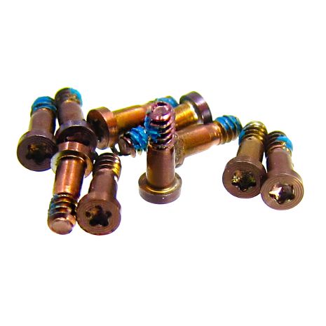 Гвинти для Apple iPhone 7/7 Plus рожеве золото (10 шт, зовнішні нижні)