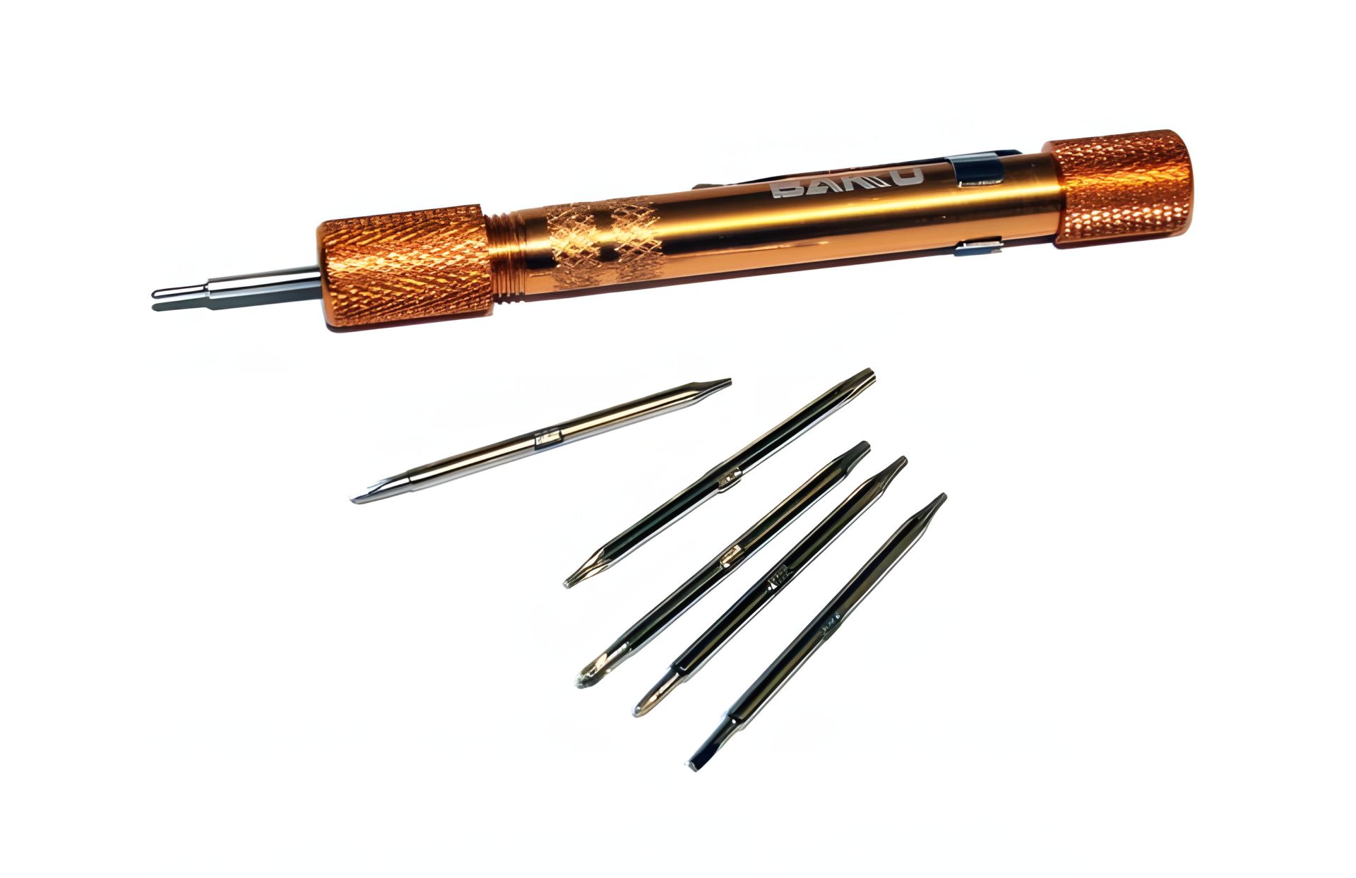 Набор отвёрток Baku BK312 (Ручка с насадками T2, T3, T4, T5, T6, T7, -1.5, +1.5, +1.2, +2.0, Y2.0, пенталоб 0.8) Набор отвёрток Baku BK312 (Ручка с насадками T2, T3, T4, T5, T6, T7, -1.5, +1.5, +1.2, +2.0, Y2.0, пенталоб 0.8)