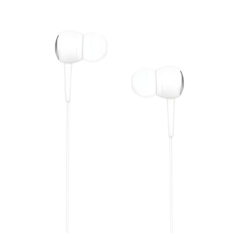 Дротові навушники Hoco M19 Drumbeat Universal, 3.5мм, 1.2м, Білі