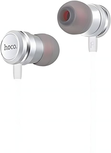Ling Sound Hoco M16 дротові навушники, 3.5mm, 1.2m, Сталевий Ling Sound Hoco M16 дротові навушники, 3.5mm, 1.2m, Сталевий