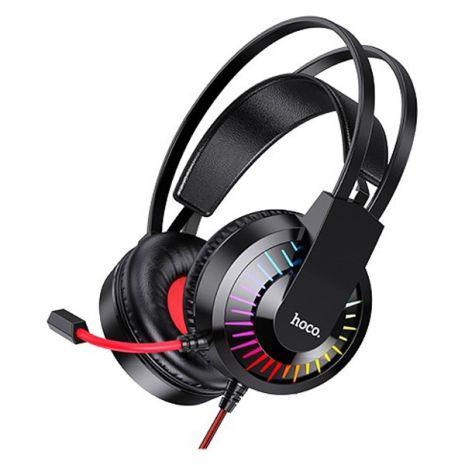 Hoco W105 Joyful Ігрові навушники, Червоний, USB, 3.5mm, 2.3m