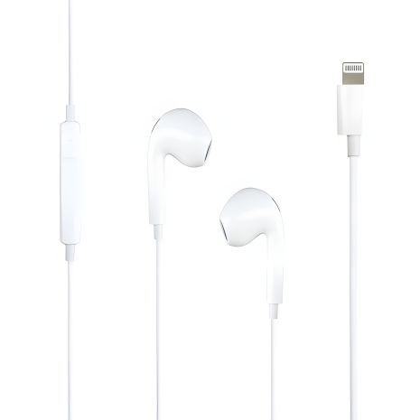 Naчные белые наушники Yison X7 Lightning