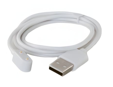 USB кабель для дитячих смарт годинників Y01/Y01S/Y01A/Y02/Y03/Y05/Y5S/Q1/Q2/Q1S/Z1/Z1S/Z1Y/Z2/Z2Y/Z2S/Z3/Z5/Z5Q/Z3D/Z6, білий