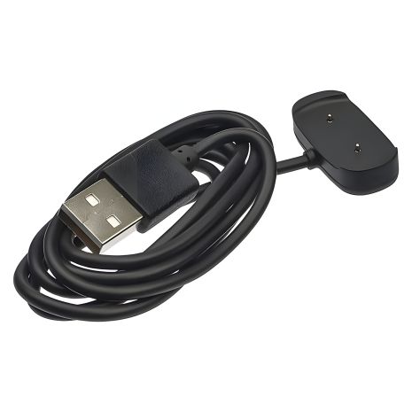 Магнітний USB кабель для Amazfit GTS/GTR42 mm/GTR47 mm/T-Rex, чорний