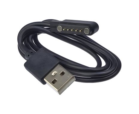 Універсальний магнітний 5 pin USB кабель для смарт годинника (3 x 12 mm)