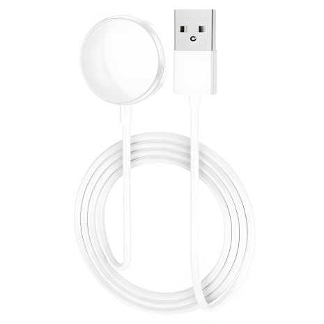 USB кабель Hoco Y1 Pro для смарт годинника, білий USB кабель Hoco Y1 Pro для смарт годинника, білий