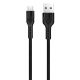 Кабель Hoco U31 чорний 1.2m USB to MicroUSB