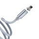 Hoco U40A Magnetic Lightning to USB Cable 1m сріблястий