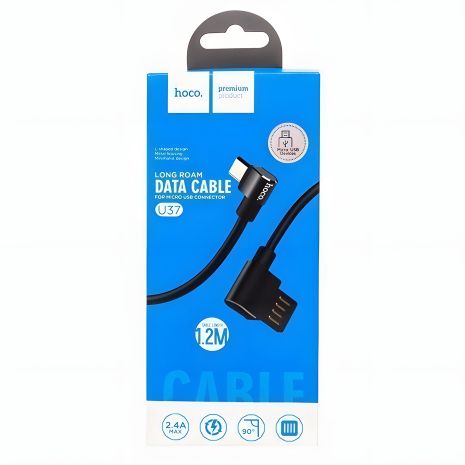 Hoco U37 MicroUSB to USB Cable 1.2m чорний