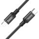 Hoco X14 DS Lightning to Type-C PD Cable 3m чорний