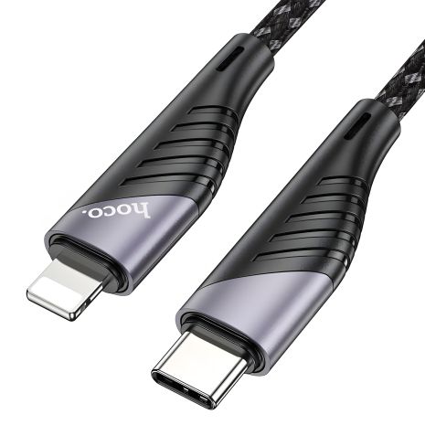 Кабель Hoco U95 Type-C-Lightning PD 1.2м, чёрный