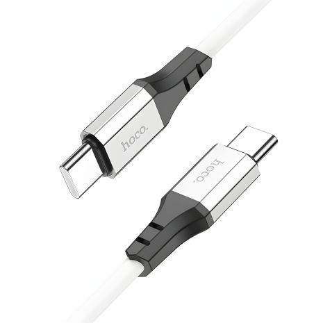 Кабель Hoco X86 білий 60W PD to Type-C Type-C 1m