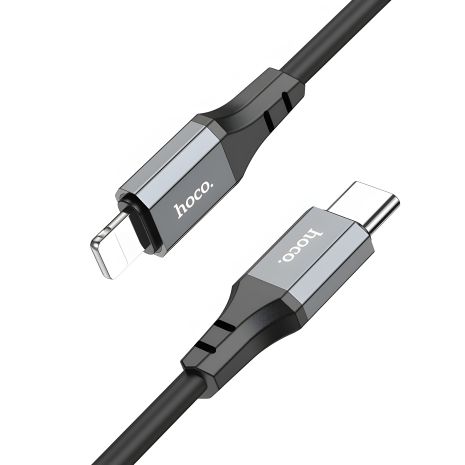 Кабель Hoco X86 1m чорний Type-C to Lightning PD