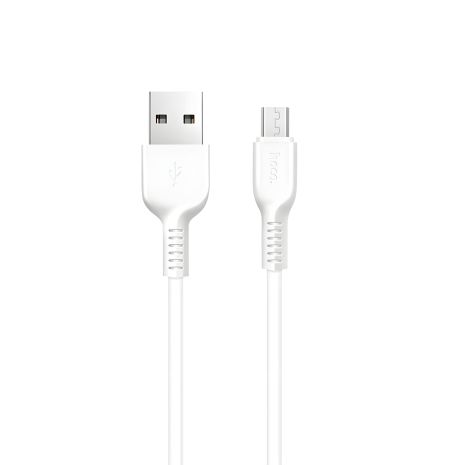 Кабель Hoco X20 USB to MicroUSB 3m білий Кабель Hoco X20 USB to MicroUSB 3m білий