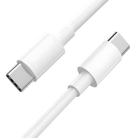 Кабель Hoco X51 PD 100W Type-C to Type-C 1m білий