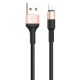 Кабель Hoco X26 Lightning to USB 1m золотисто-чорний