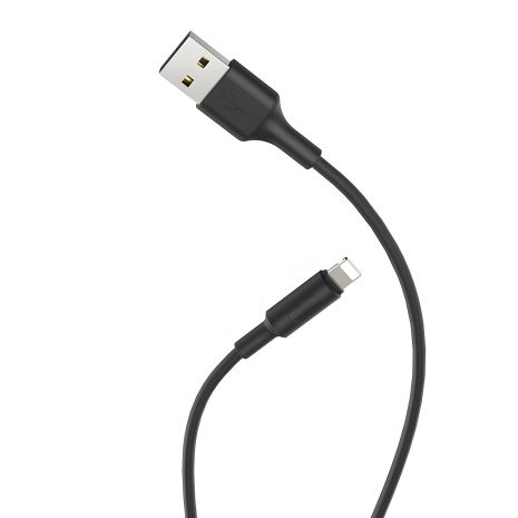 Кабель Hoco X25 USB to Lightning 1m чорного кольору Кабель Hoco X25 USB to Lightning 1m чорного кольору