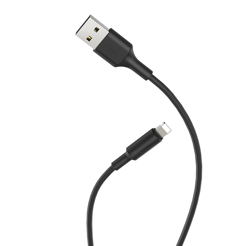 Кабель Hoco X25 USB to Lightning 1m чорний Кабель Hoco X25 USB to Lightning 1m чорний